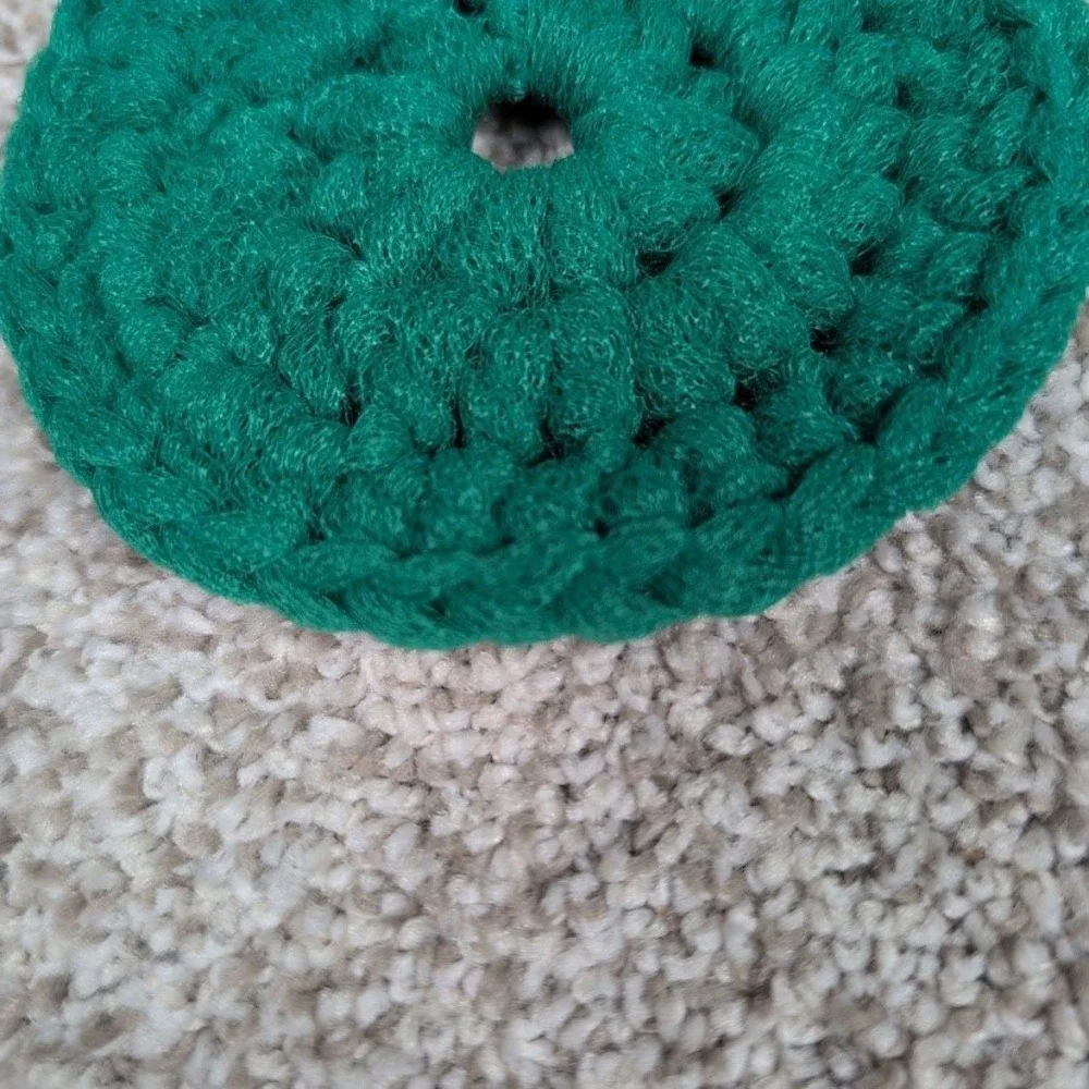 Green‎ Nylon Pot Scrubber Scourer cleaning kitchen bathroom garage